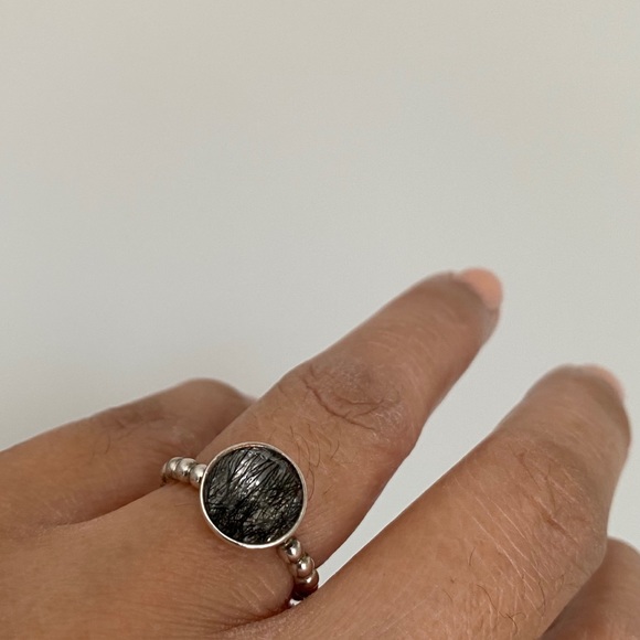 Pandora Rutile Quartz Bubble Ring - Picture 8 of 12